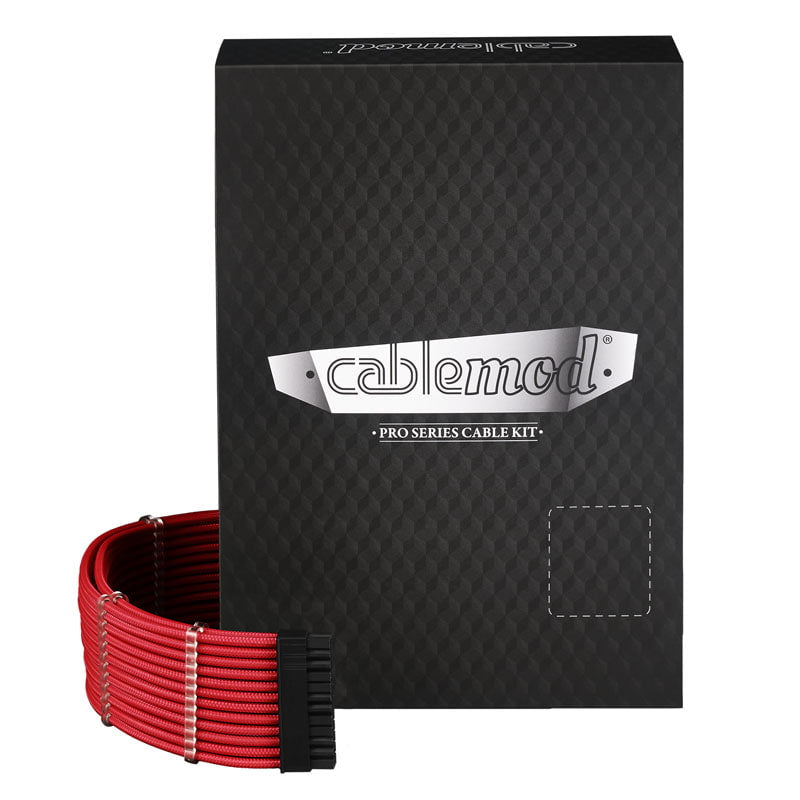 Billede af CableMod PRO ModMesh C-Series AXi, HXi RM Cable Kit - red