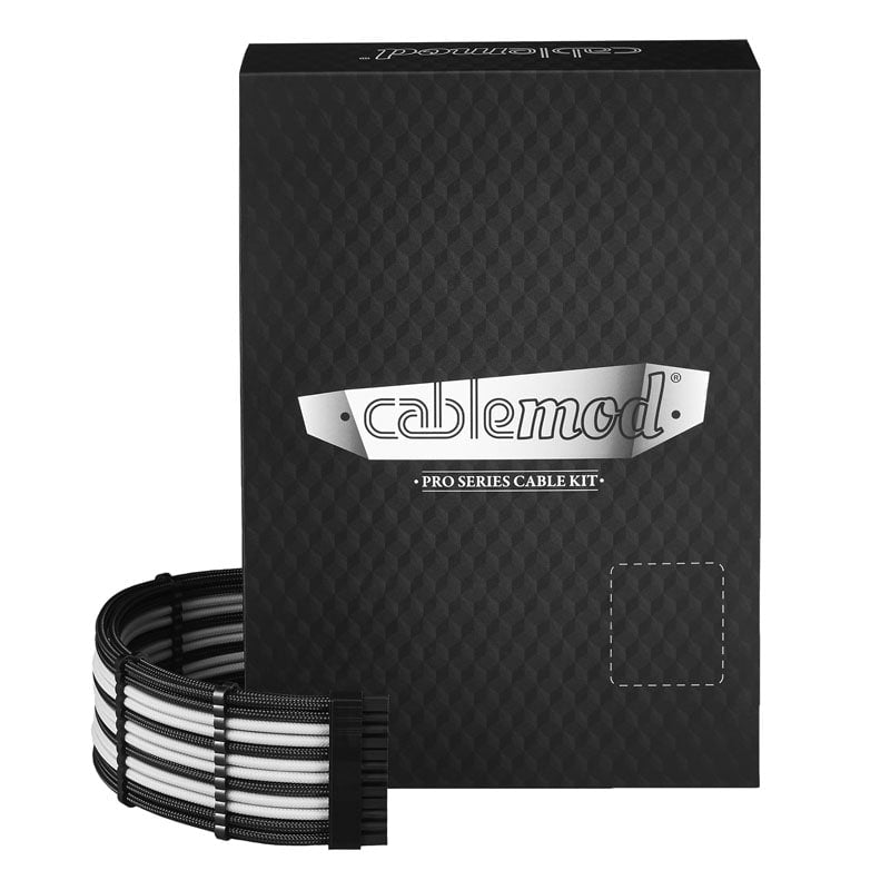 Se CableMod PRO ModMesh C-Series AXi, HXi RM Cable Kit - black/white hos Geek´d