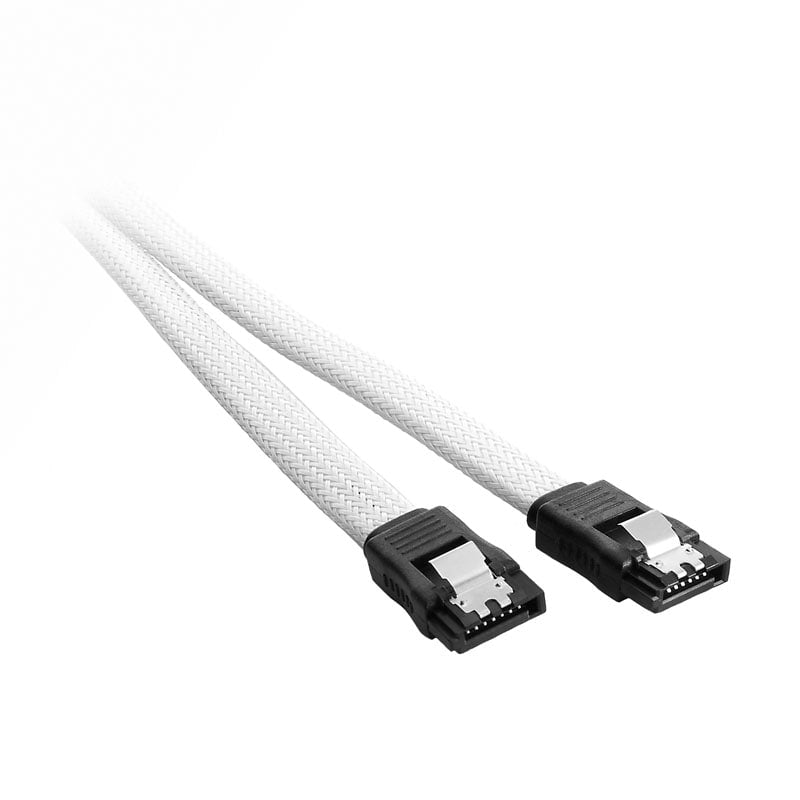 Se CableMod ModMesh SATA 3 Cable 60cm - white hos Geek´d