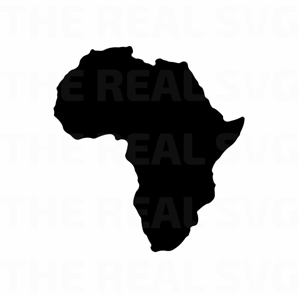 Download Africa Continent Free Svg File The Real Craftsman