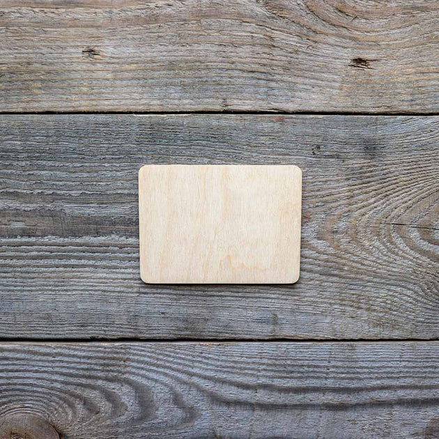 Rectangle Wood Cutout | The Real Craftsman