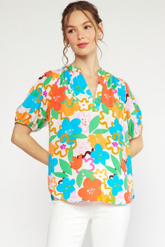 Flower Power Top, S-2XL