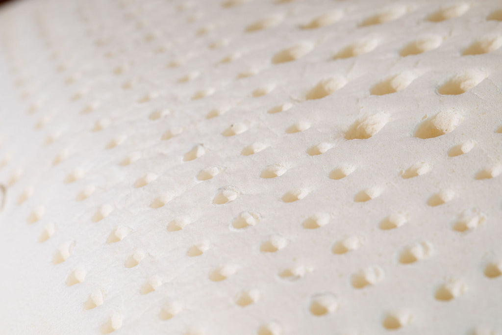 Close up of Latex rubber foam