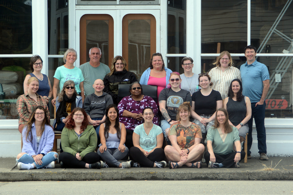 Group Staff Photo of Holy Lamb Organics outside of the Lil Bit in Oakville, WA