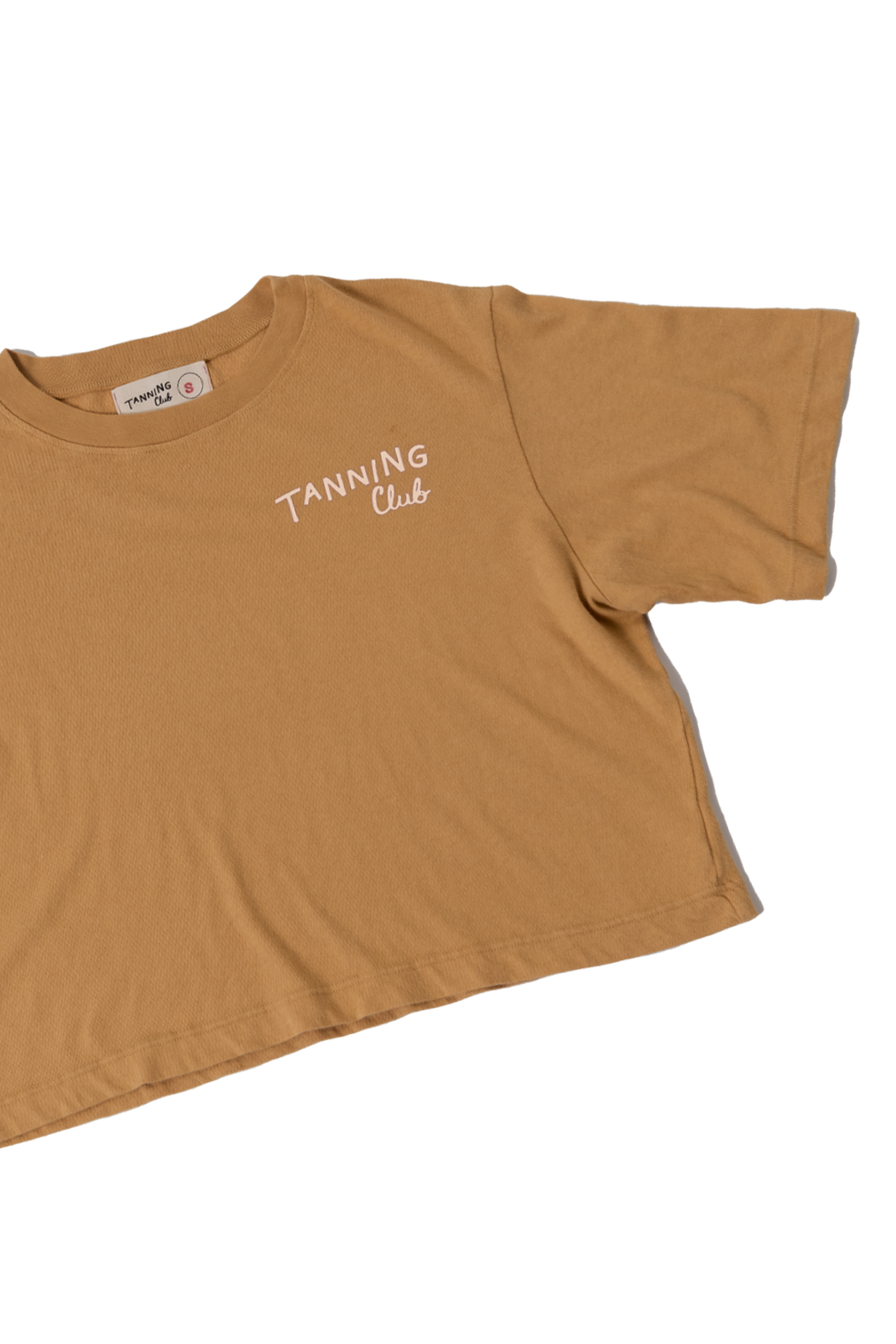 Relaxed womens crop tee - TANNING CLUB product image