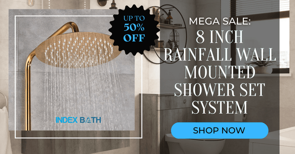 8 Inch Rainfall Wall Mounted Shower Set System