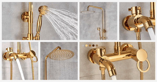 8 Inch Rainfall Wall Mounted Shower Set System