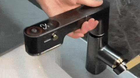 Digital Basin Faucet Touch Button Temperature Bathroom Smart Tap