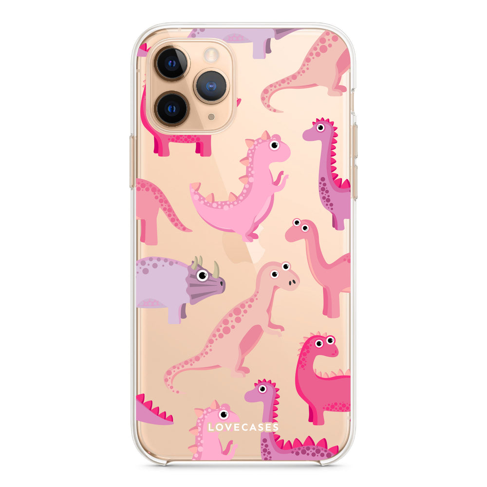 Couple Matching Cute Dinosaur Phone Case For iphone 14 11 12 13 Pro Max XR  7 8 +