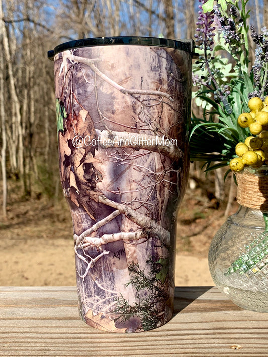 20oz Camo Rtic Tumbler – Coffee And Glitter Mom