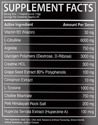 AfterDark EPO+ 20 Serves Nutrition