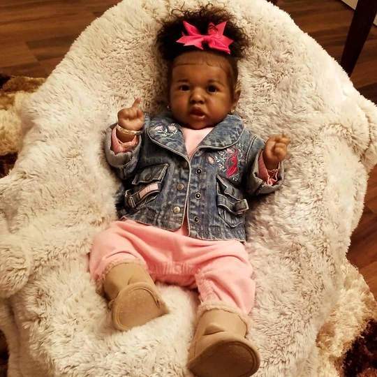 african american reborn baby girl doll