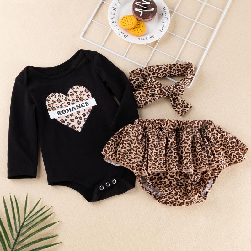 leopard print baby bodysuit