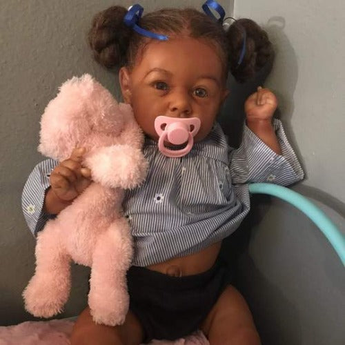 african american reborn baby girl doll