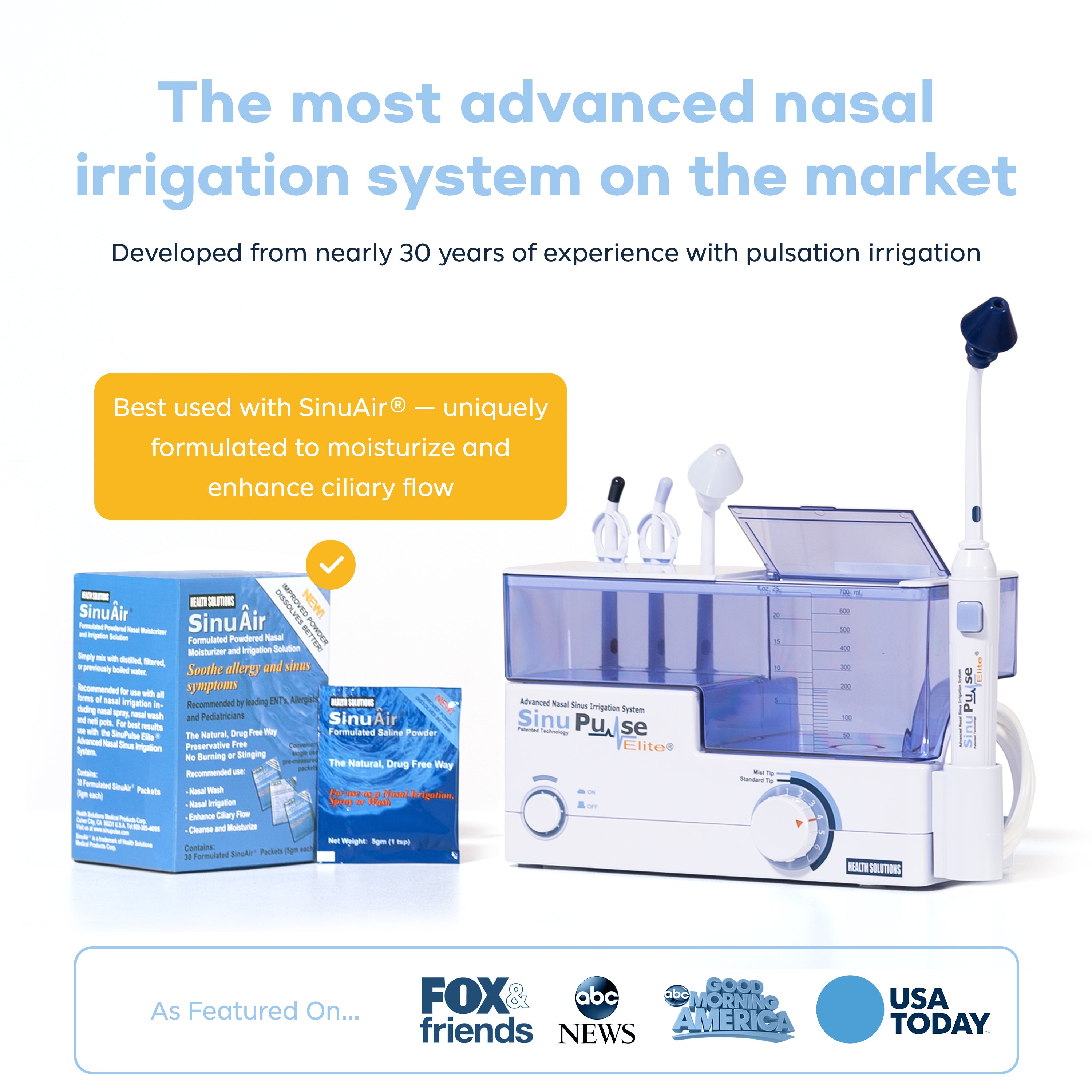 SinuPulse Elite Advanced Nasal Irrigation System Pete Organics