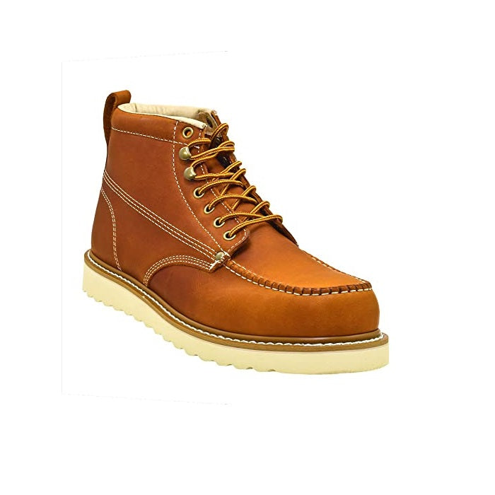 Golden Fox Men's Premium Leather Soft Toe Light Weight Work Boots | Pete  Organics