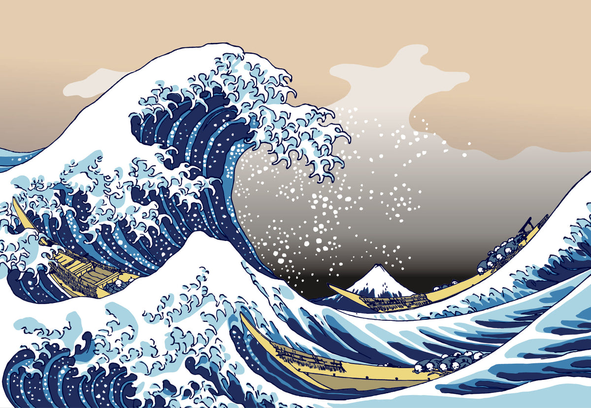 The Great Wave Off Kanagawa (Kanagawa oki nami ura) | Katsushika Hokus ...