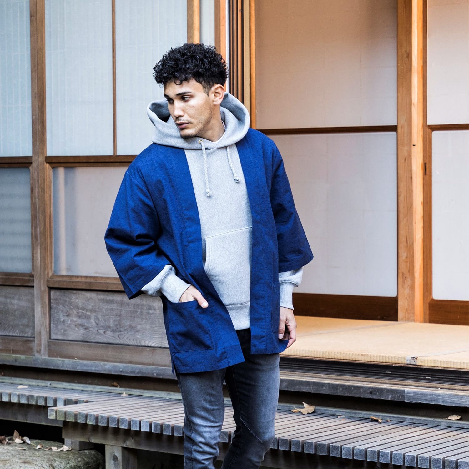Haori Jacket (Japan Blue) - Kimono Style – MASTER CRAFTSMANSHIP