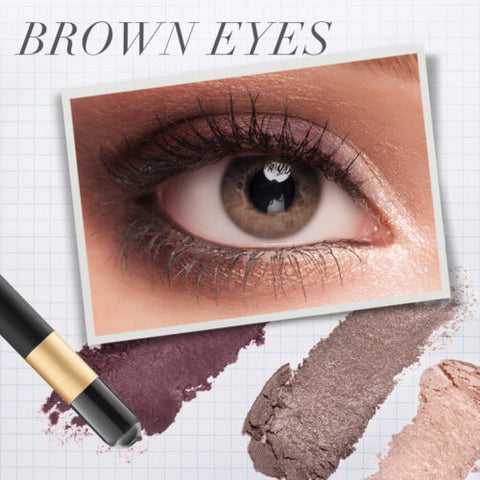 Brown eyeshadow