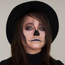 skeleton makeup look