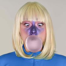 violet beauregarde makeup look