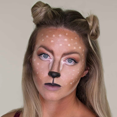 Doe-Eyed Deer Makeup Look