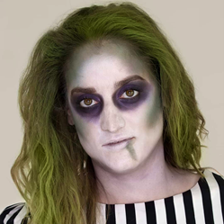 Beetlejuice Makeup Look