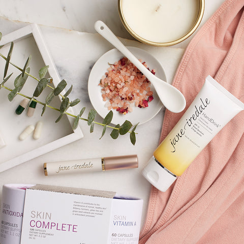 home spa day essentials from jane iredale