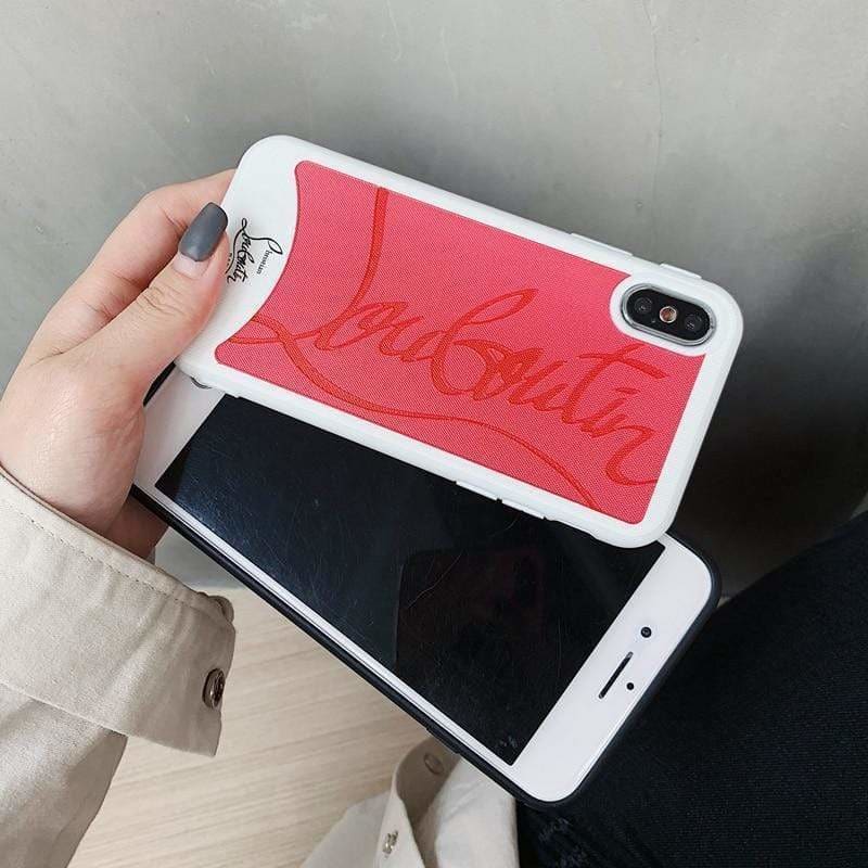 Th voorkant Neerwaarts CHRISTIAN LOUBOUTIN STYLE RED SILICONE BUMPER DESIGNER IPHONE CASE – MIXIXI  CASE
