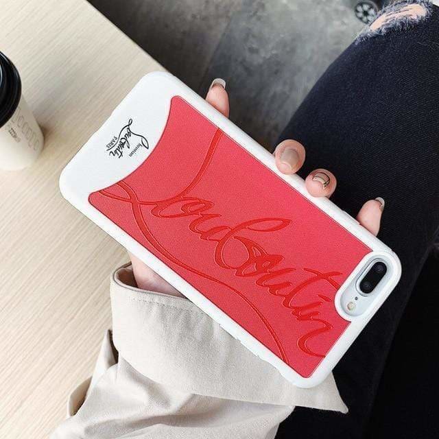 Huis Eed waterbestendig CHRISTIAN LOUBOUTIN STYLE RED SILICONE BUMPER DESIGNER IPHONE CASE – MIXIXI  CASE