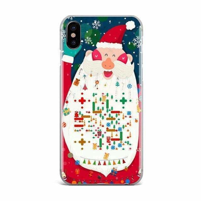 Christmas New Year elk lovers snowman Cute Gift phone Case For iPhone 11 pro max 4S 5S 6s 7 8 plus X XR XS MAX TPU Silicone case - AshleySale