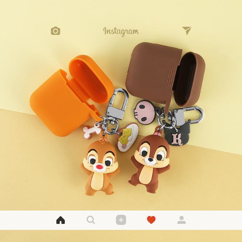 Disney Style Chip N Dale Silicone Protective Airpods 1 Amp 2 Case Mixixi Case