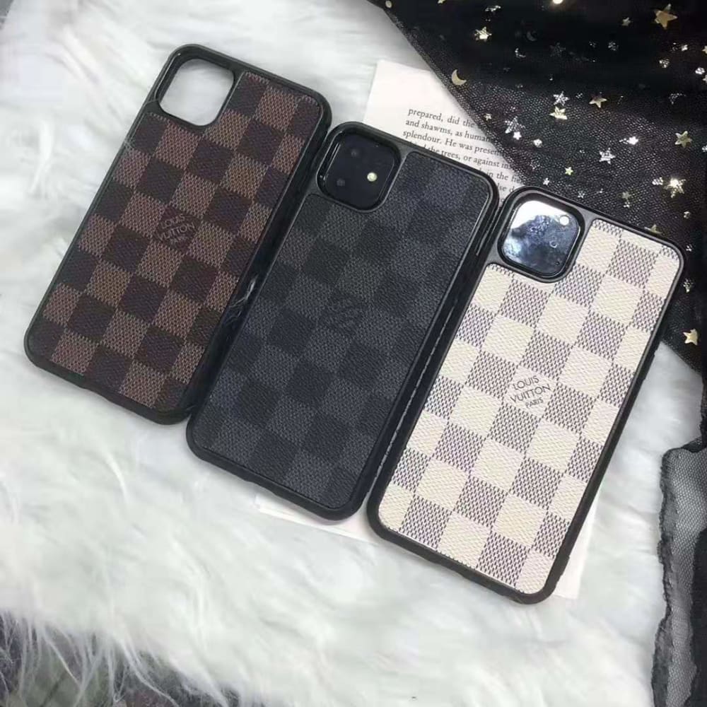 Louis Vuitton Style Damier Leather Designer Iphone Case For Iphone 11 Pro Max X Xs Xs Max Xr 7 8 Mixixi Case