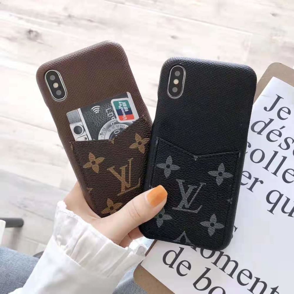 Louis Vuitton iPhone X / XR Case Slim Cover Monogram