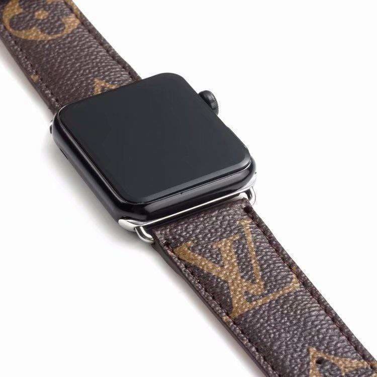 Upcycled LV Apple Watch Band  Button Clasp  Shop Michalke Made