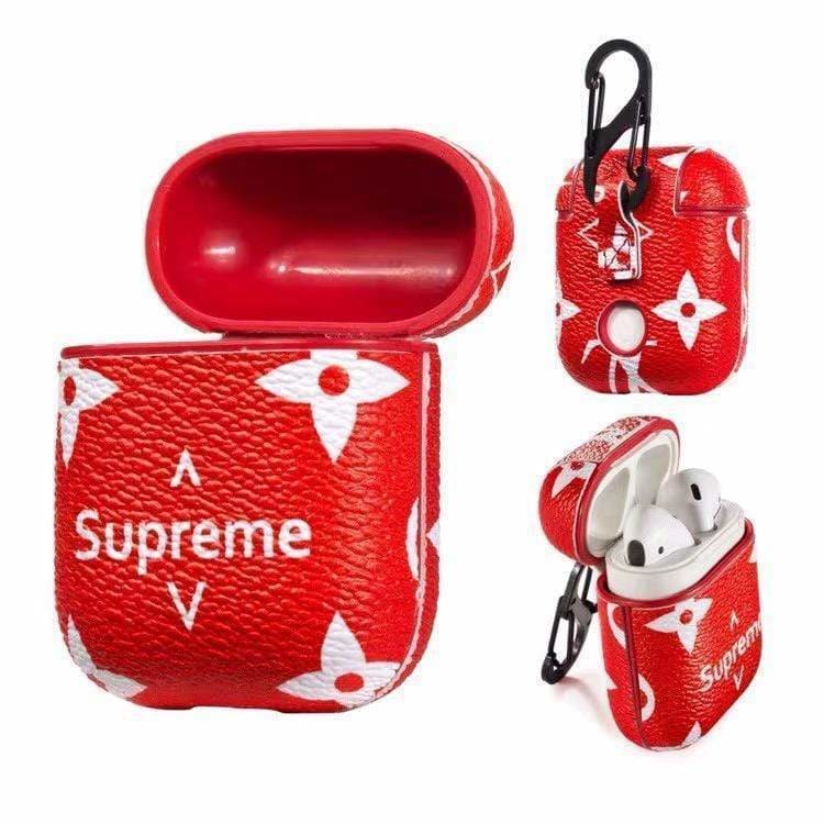 Tarmfunktion Ligner hval LOUIS VUITTON X SUPREME STYLE AIRPODS LEATHER CASE AIRPODS 1 2 – MIXIXI CASE