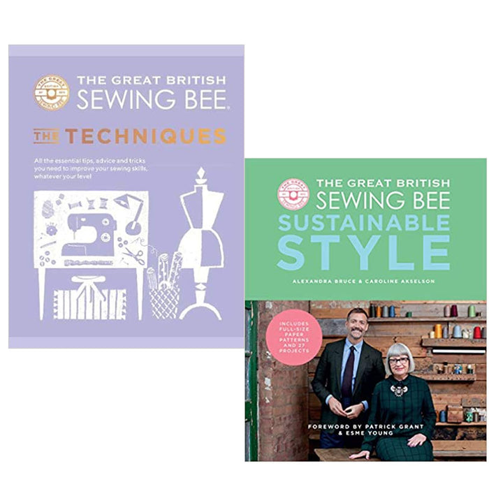 The Great British Sewing Bee 2 Books Collection Set (The Techniques ...