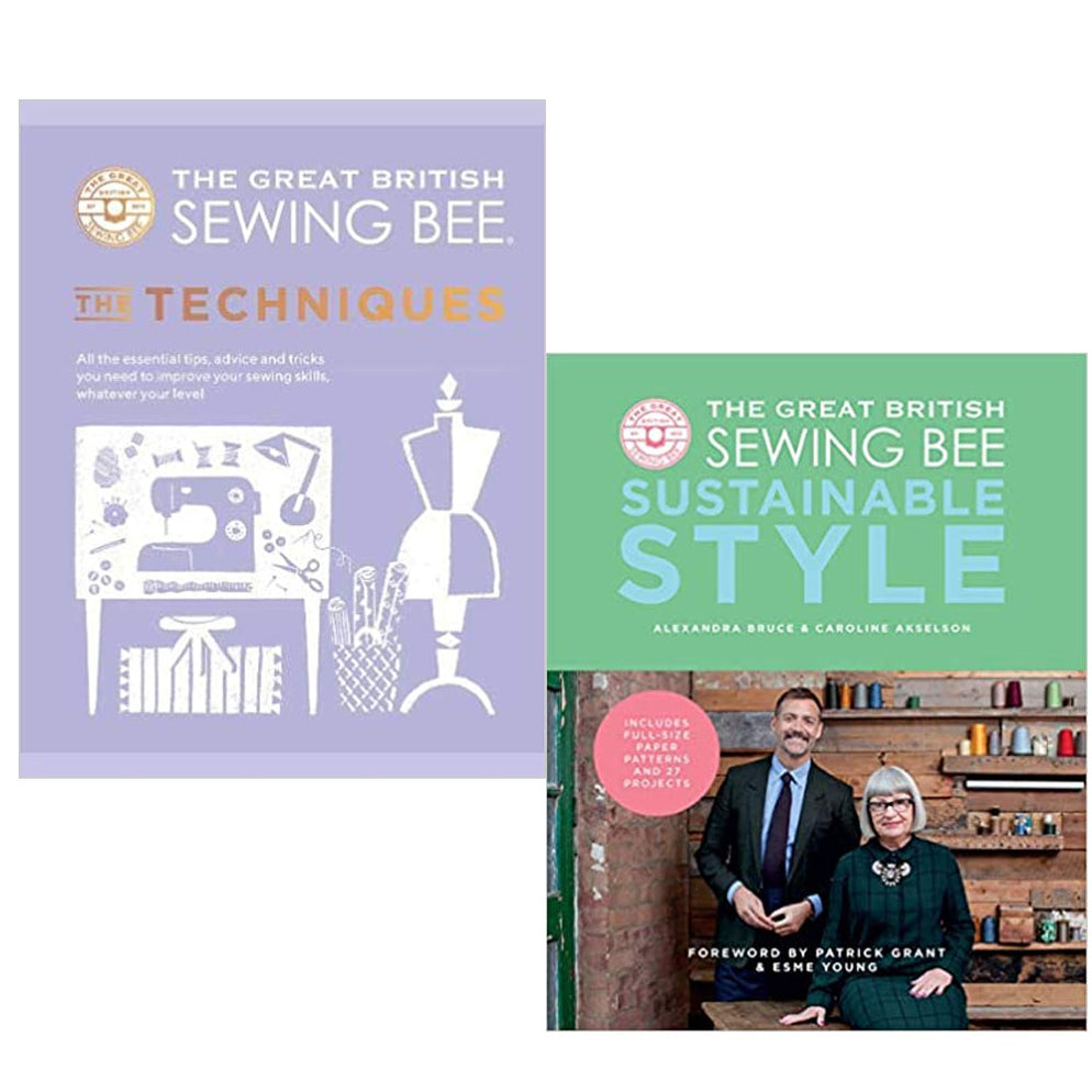 The Great British Sewing Bee 2 Books Collection Set (The Techniques