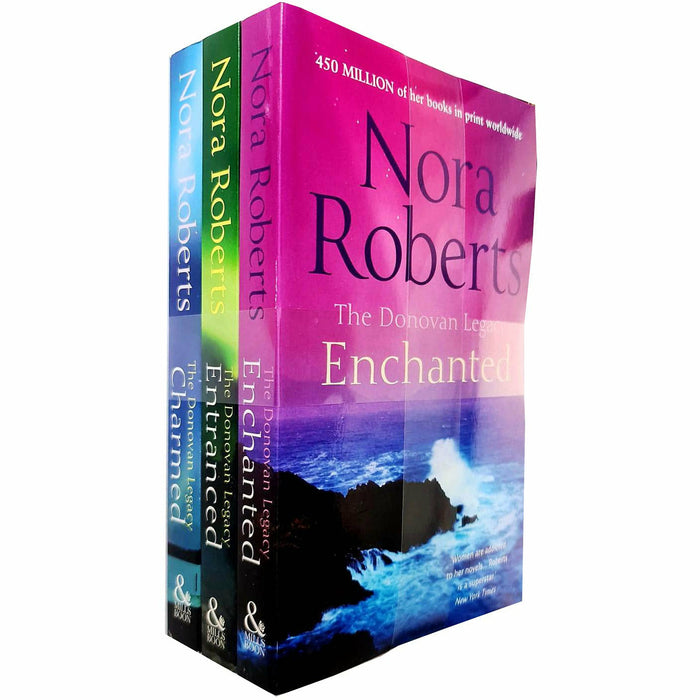 Donovan Legacy Series 3 Books Collection Set By Nora Roberts Entranced