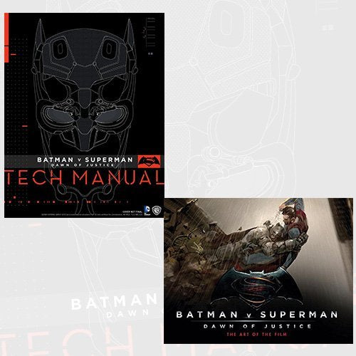 Batman Vs Superman Dawn Of Justice 2 Books Bundle Collection - Tech Manual,The  Art of the Film | The Book Bundle