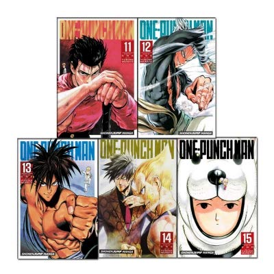 One Punch Man Volume 11 15 Collection 5 Books Set Series 3 The Book Bundle