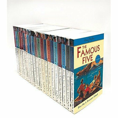 Famous Five 21 Series Books Box Set pack collection By Enid Blyton 