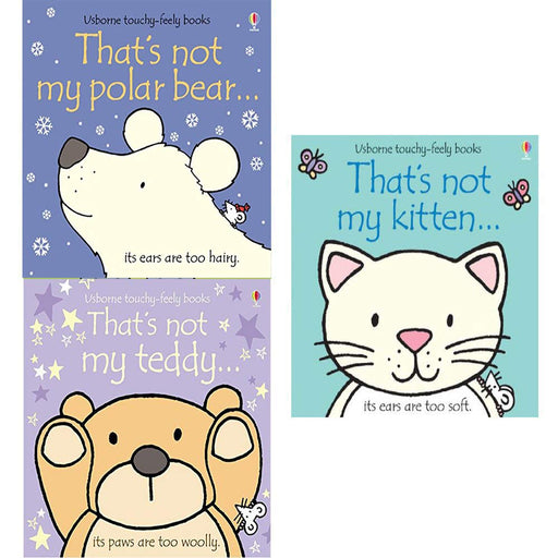 Thats not my touchy feely series 7 and 8 : 6 books collection (teddy, polar  bear, kitten, duck, fox, cow)