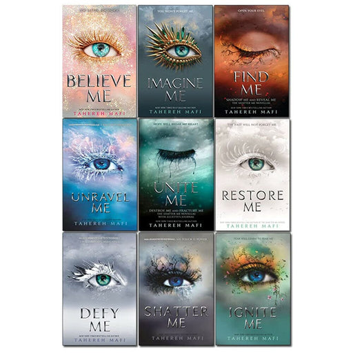 SHATTER ME SERIES 6-BOOK BOX SET: SHATTER ME, UNRAVEL ME, IGNITE ME,  RESTORE ME, DEFY ME, IMAGINE ME - TAHEREH MAFI - 9780063111356