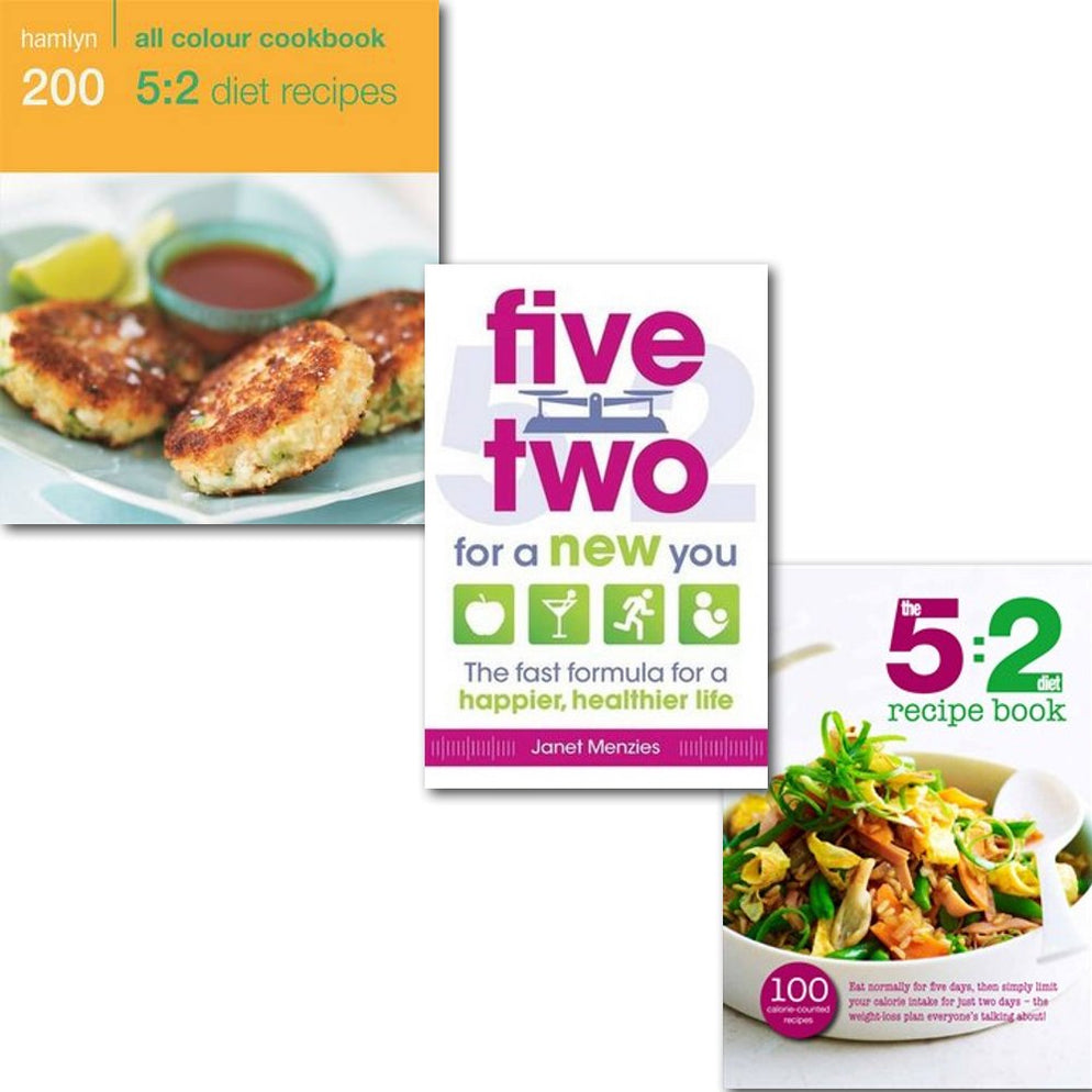 The 5:2 Diet Recipes Collection 3 Books Set | The Book Bundle