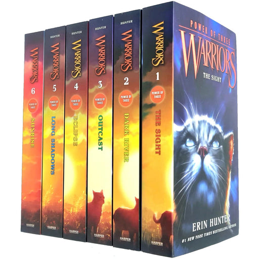 Warrior Cats (Series 2) New Prophecy 6 Books By Erin Hunter-Ages 8-12-  Paperback 9780007931057