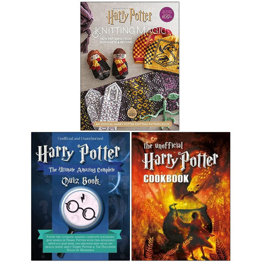 Harry Potter Knitting Magic Collection 3 Books Set Crochet