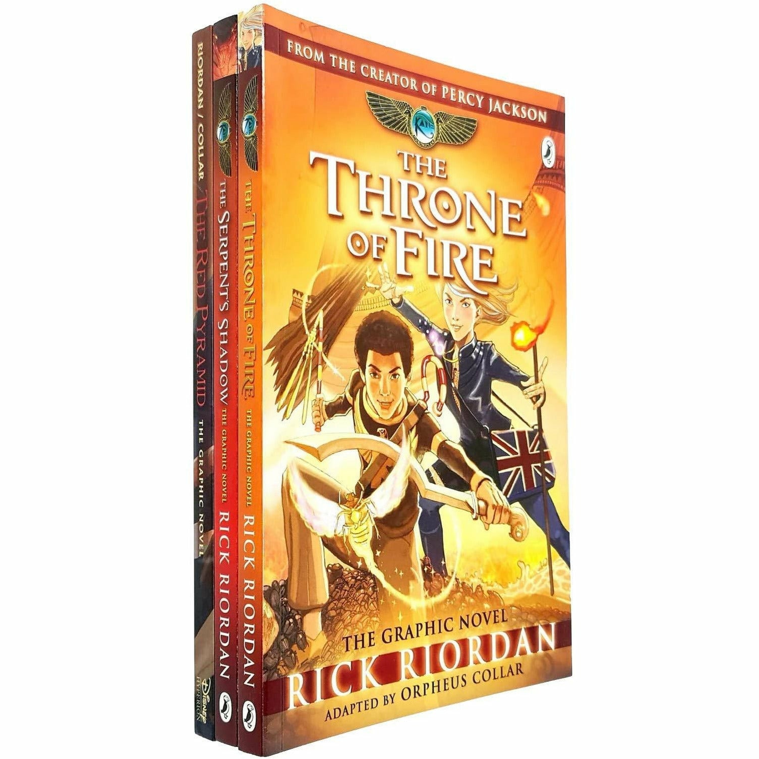 Kane Chronicles Graphic Novels 3 Books Collection Set By Rick Riordan ...
