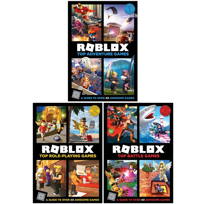 Roblox Ultimate Guide 3 Books Collection Set Top Role Playing Games Top Adventure Games Top Battle Games The Book Bundle - good rpg roblox games