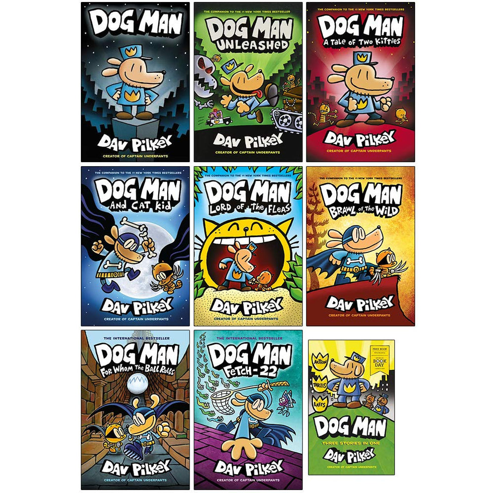 Dog Man Series 9 Books Collection Set With World Book Day The Book Bundle